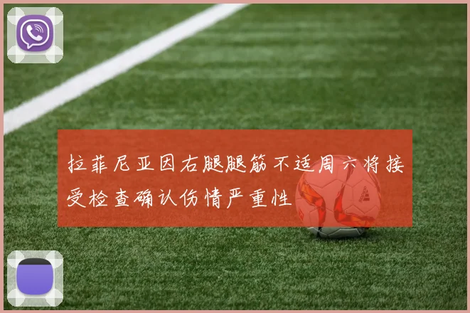 拉菲尼亚因右腿腿筋不适周六将接受检查确认伤情严重性