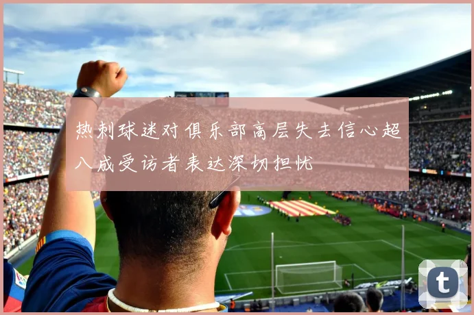 热刺球迷对俱乐部高层失去信心超八成受访者表达深切担忧